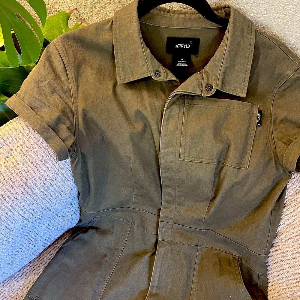 Olive Green ATWYLD Jumpsuit